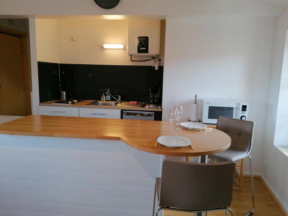 Studio avec balcon au pied du Rocher d'Aiguilhe Appartamento Le Puy-en-Velay Esterno foto